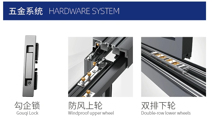 thermo-break sliding window