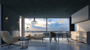 coastal house aluminum windows corrosion resistant frame