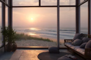 Large aluminum windows for modern homes
